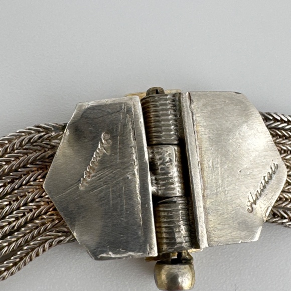 Vintage Sterling Silver and Enamel Byzantine Style Anatoli Desined Suite 128g - Picture 8 of 14